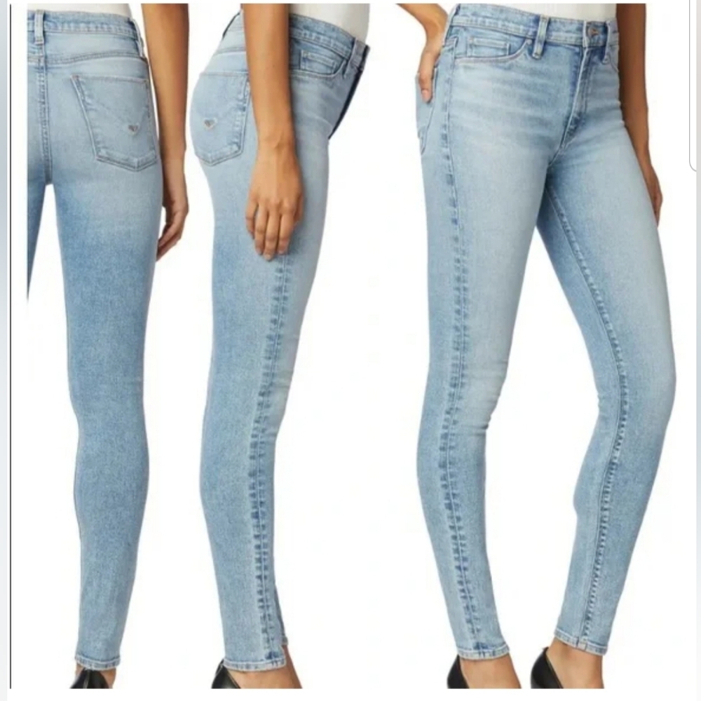 Hudson Jeans Barbara Super Skinny High Rise Stretch Denim Sz 28